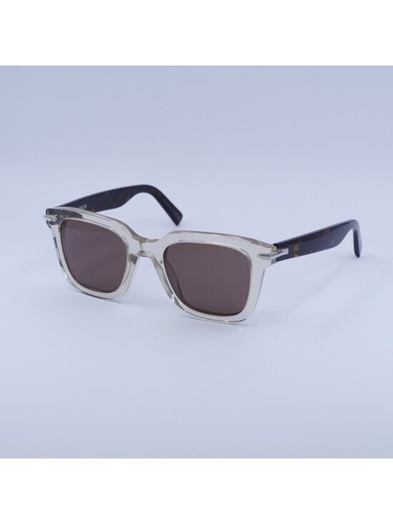 Dior DIORBLACKSUIT S10I 78F0 Sunglasses Beige Square Frame, Brown Lenses main image 5